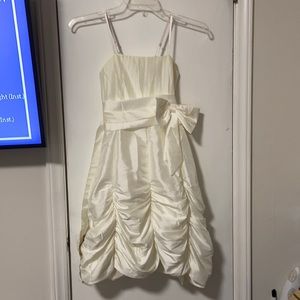 White junior dress size S